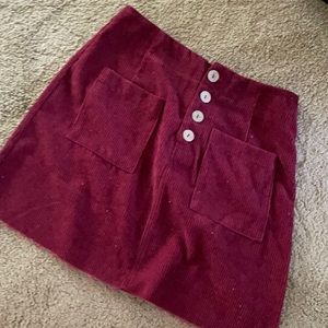 Maroon Altar’d State Skirt
